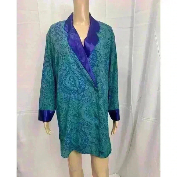 Vintage 90s Victoria’s Secret Gold Label Floral Night Gown Pajama Sz Small EUC - Picture 1 of 15